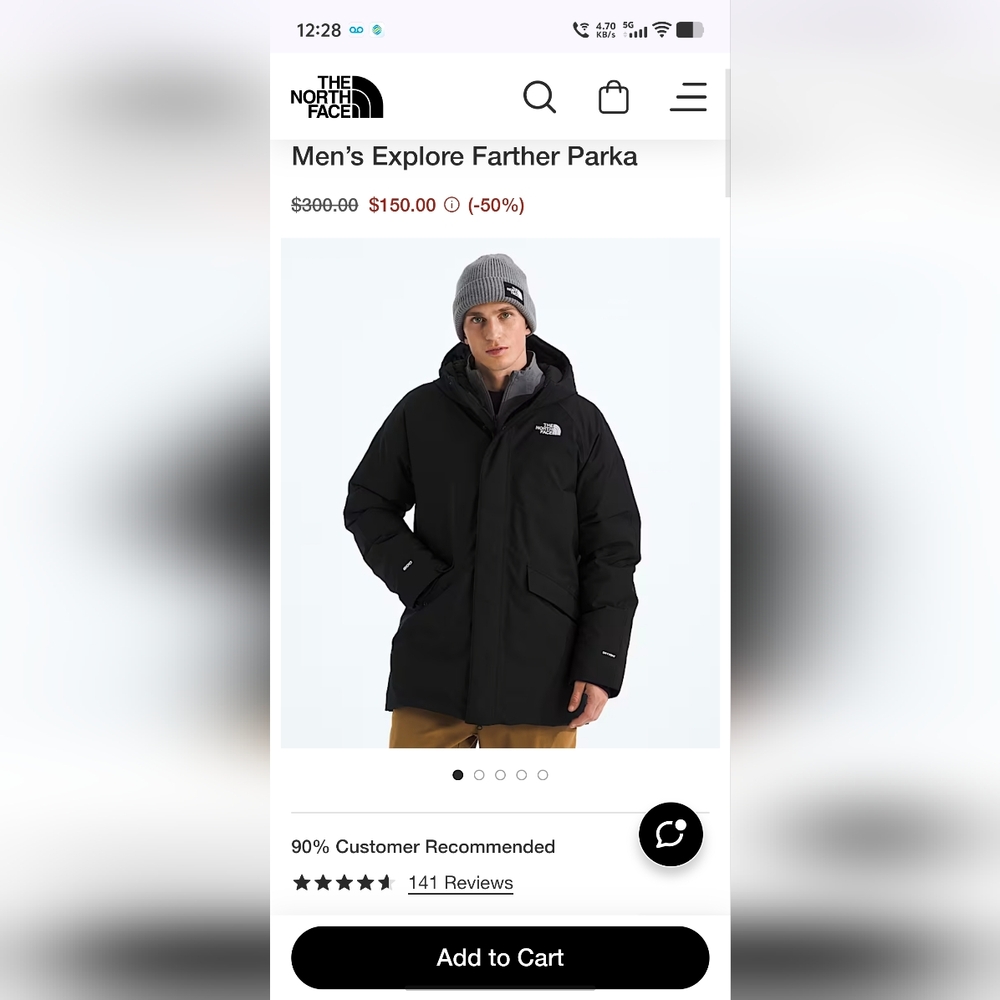 The North Face Men's Explore Farther Parka Jacket